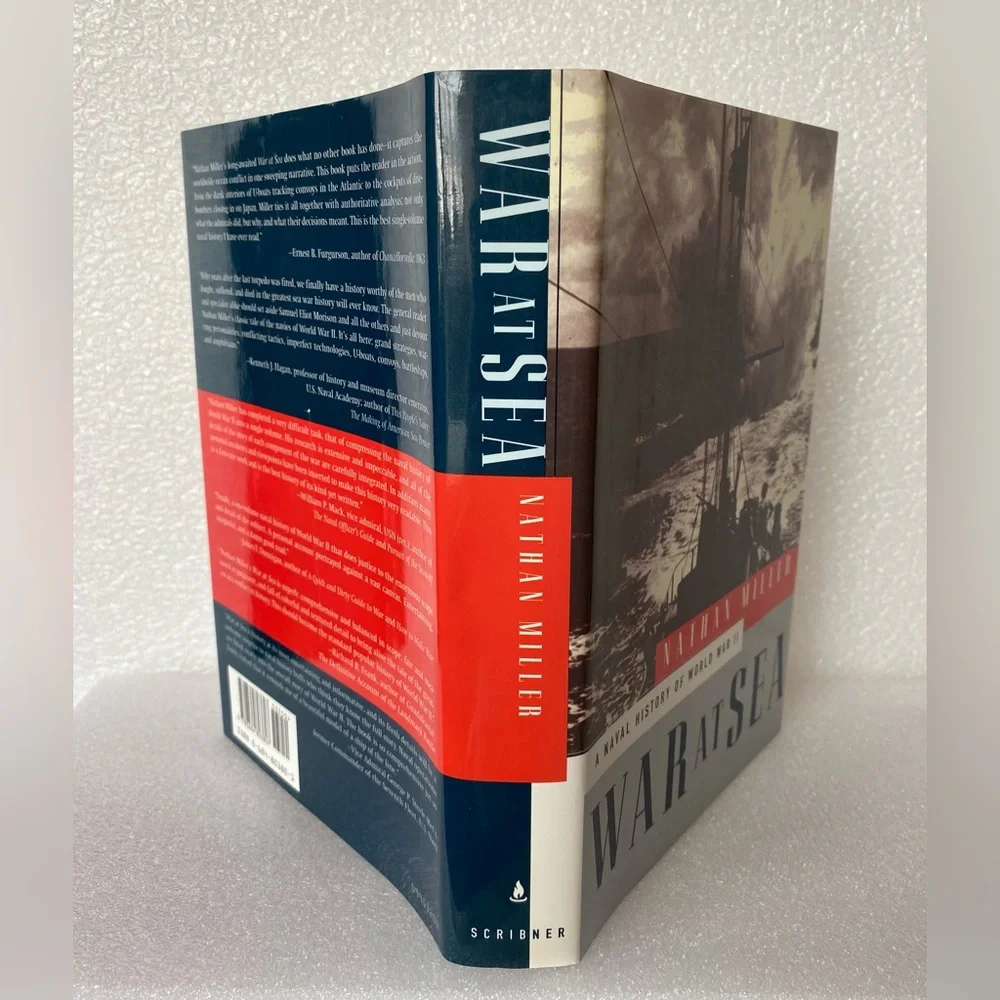 War at Sea: A Naval History of World War II By Nathan Miller - Hardcover Book